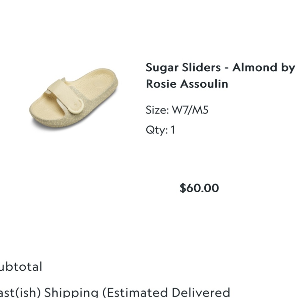Allbirds Sugar Sliders - Almond